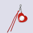 Heart Mirror Bag Charm