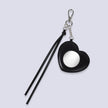 Heart Mirror Bag Charm