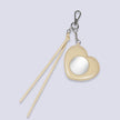 Heart Mirror Bag Charm