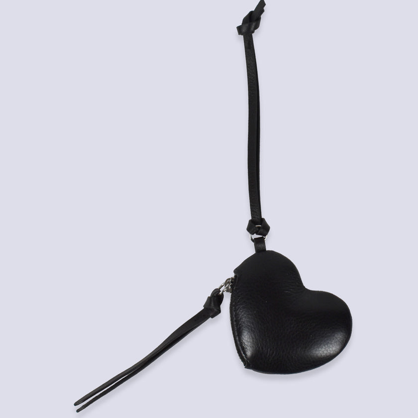 Heart Pouch Bag Charm