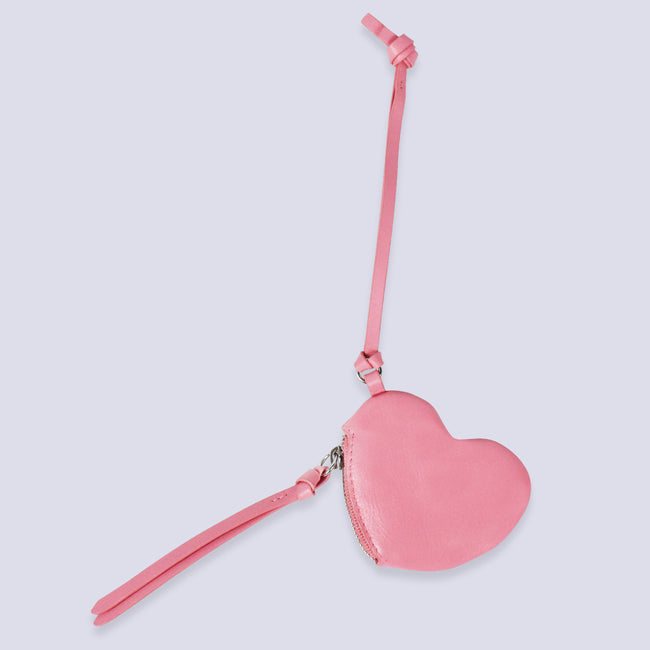 Heart Pouch Bag Charm